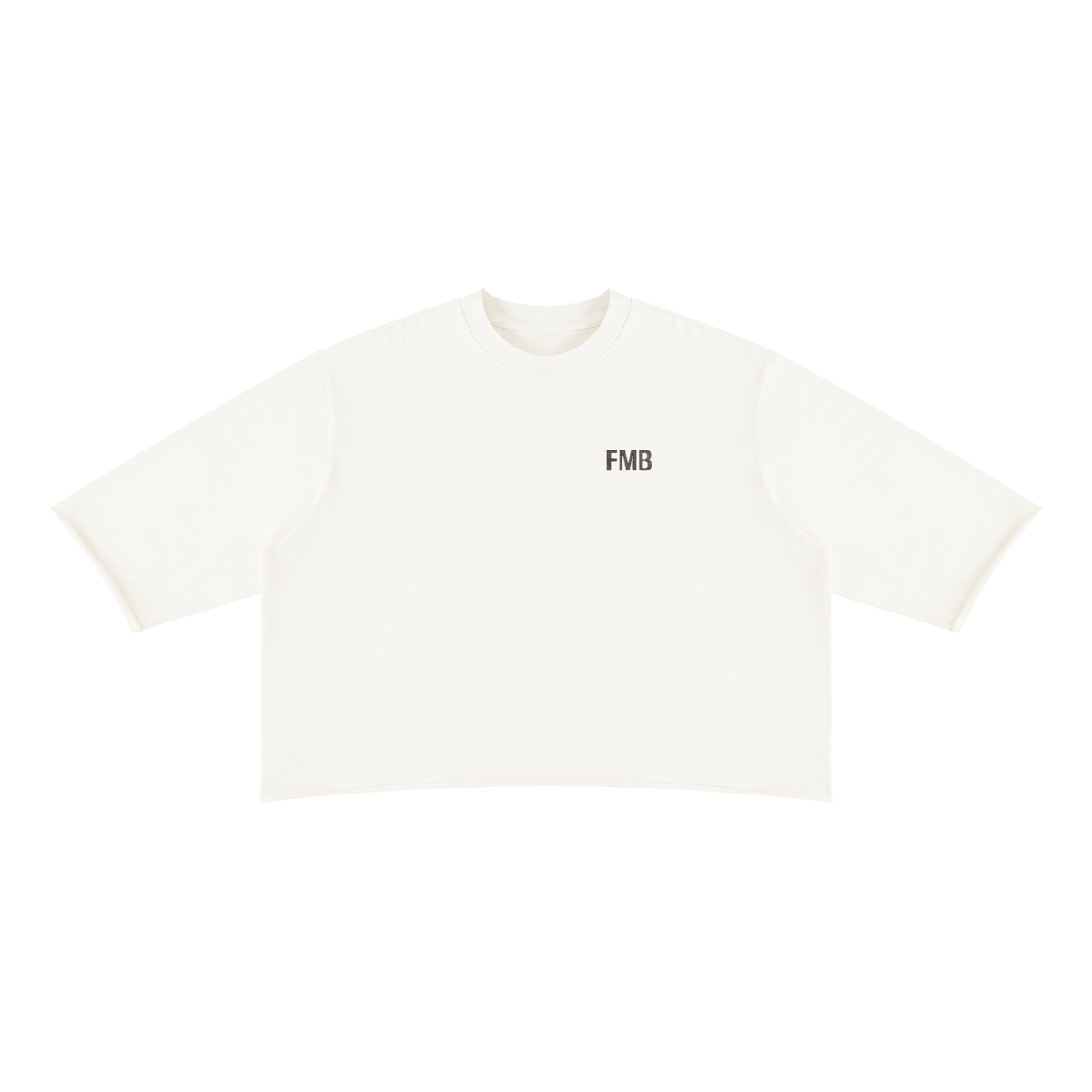 FMB Built For More Unisex Mineral Wash Raw Hem Boxy T-Shirt