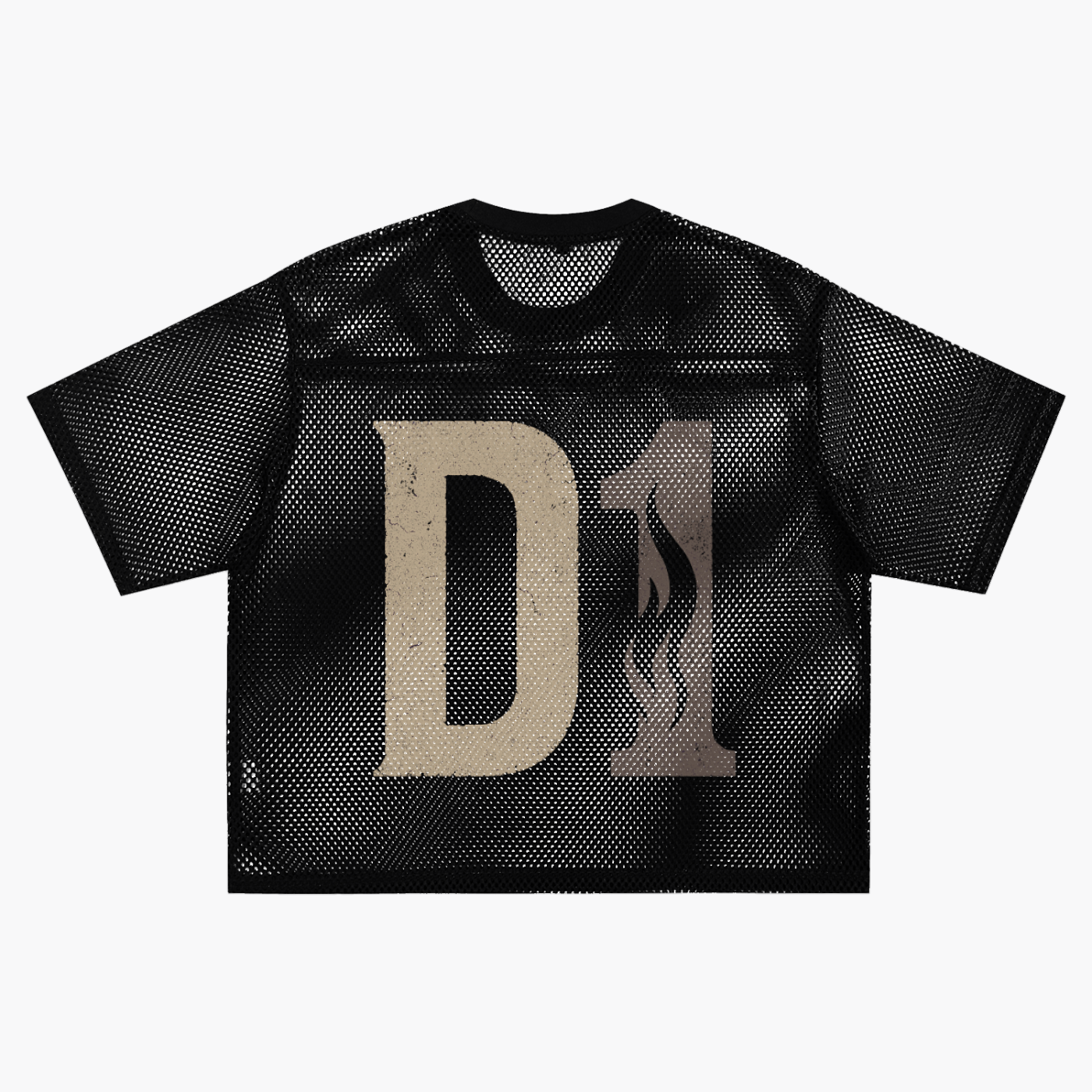 See-through Boxy Net T-Shirt