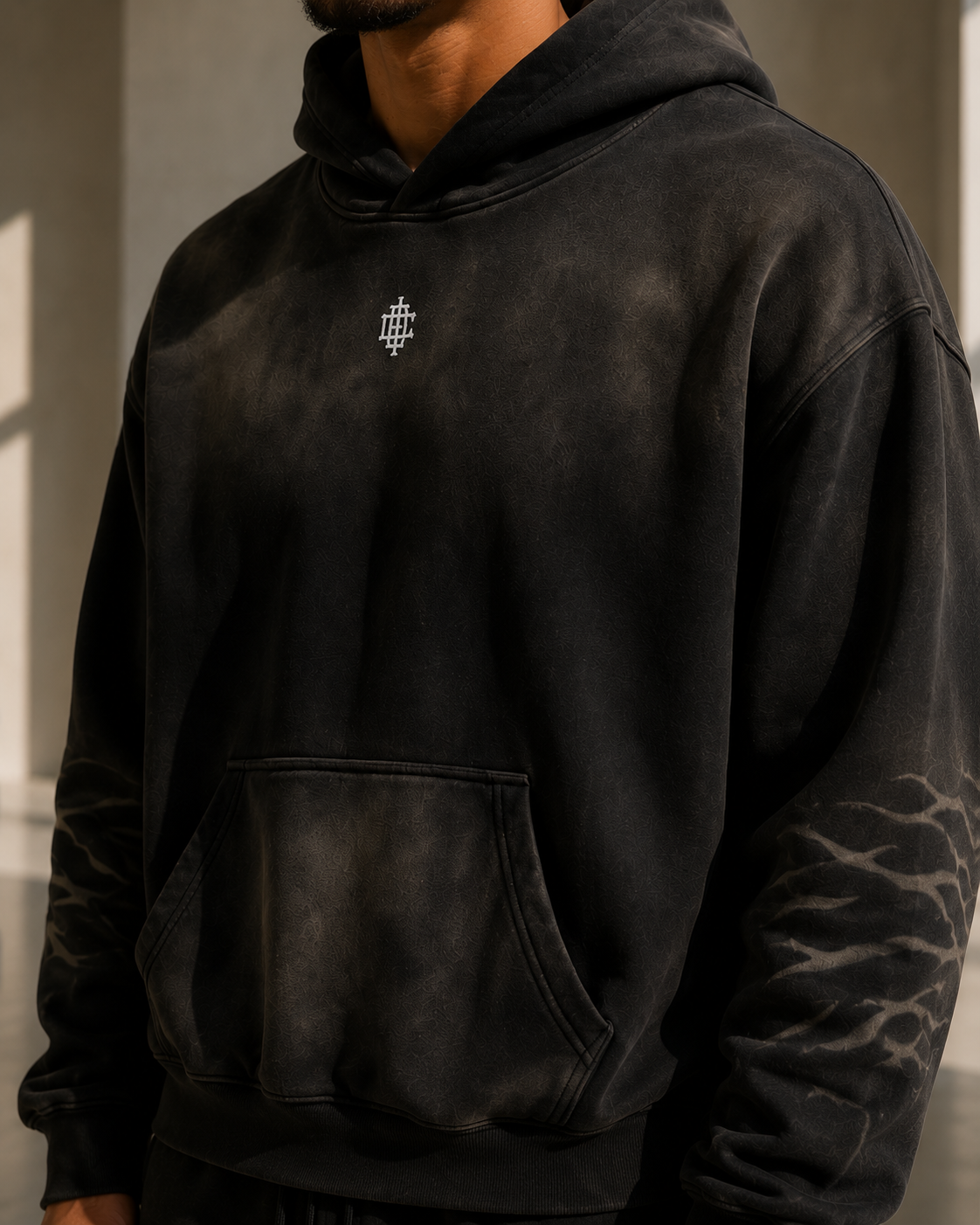 Sunfade Fleeced Hoodie