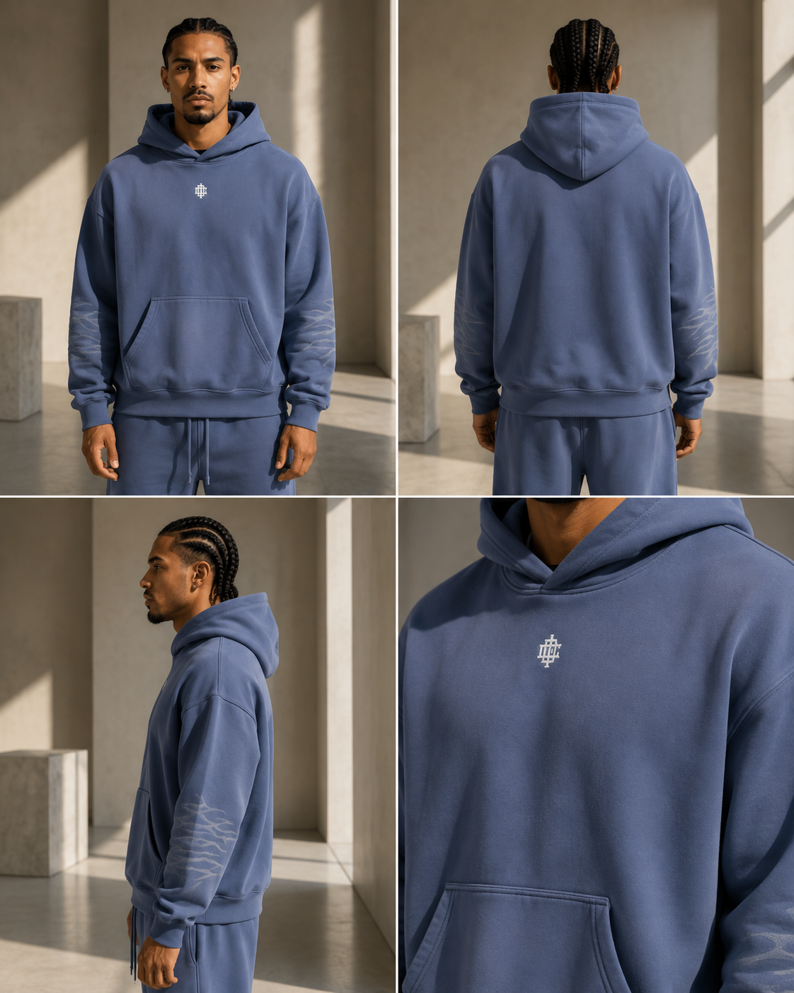 Sunfade Fleeced Hoodie