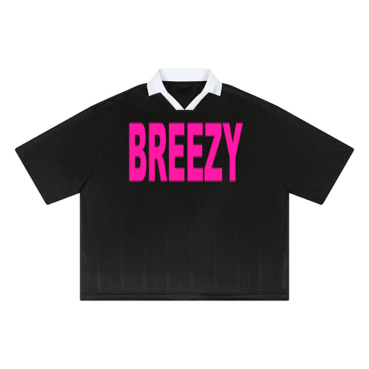 Team Breezy Unisex Striped Boxy Soccer Jersey