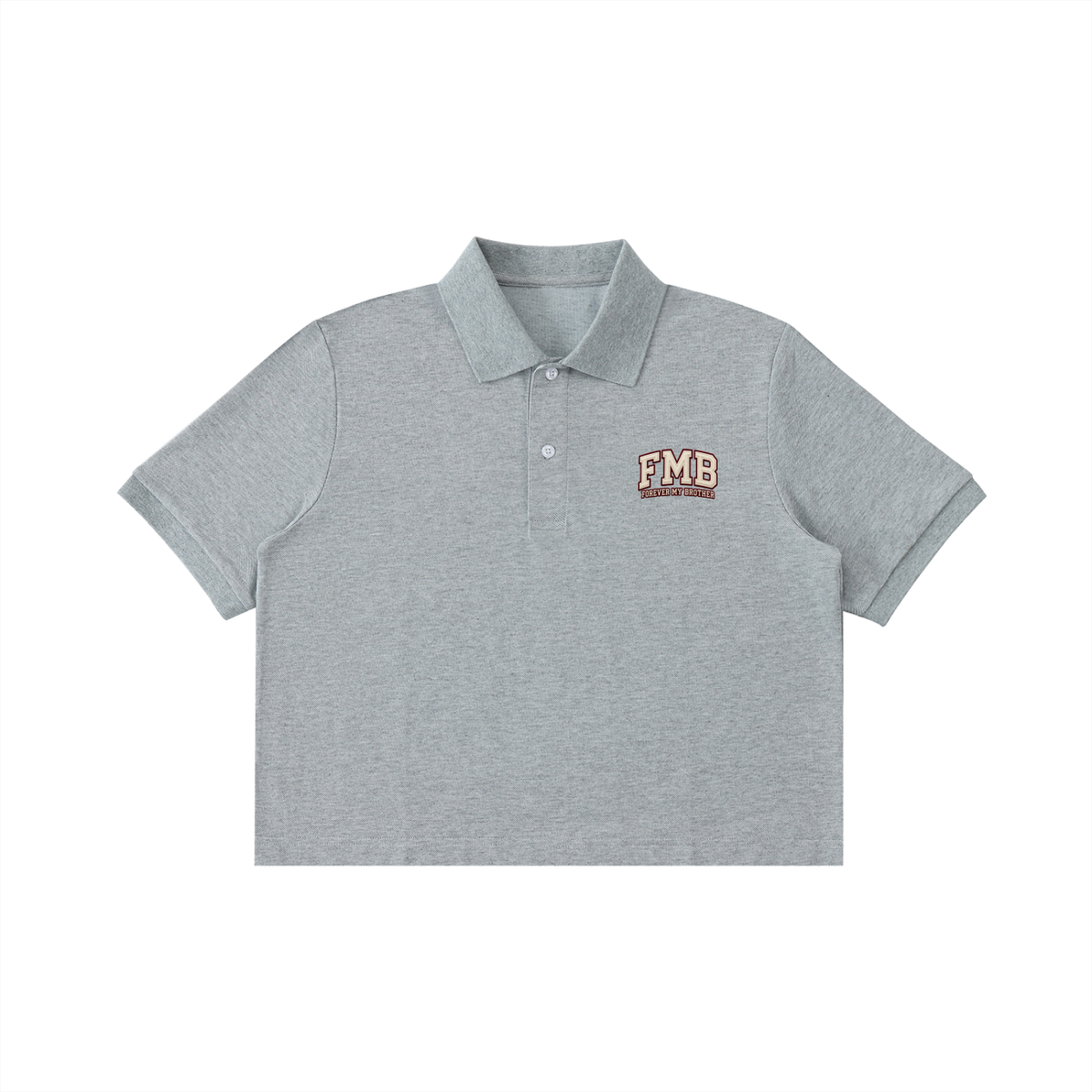 FMB Essential Cropped Polo Shirt