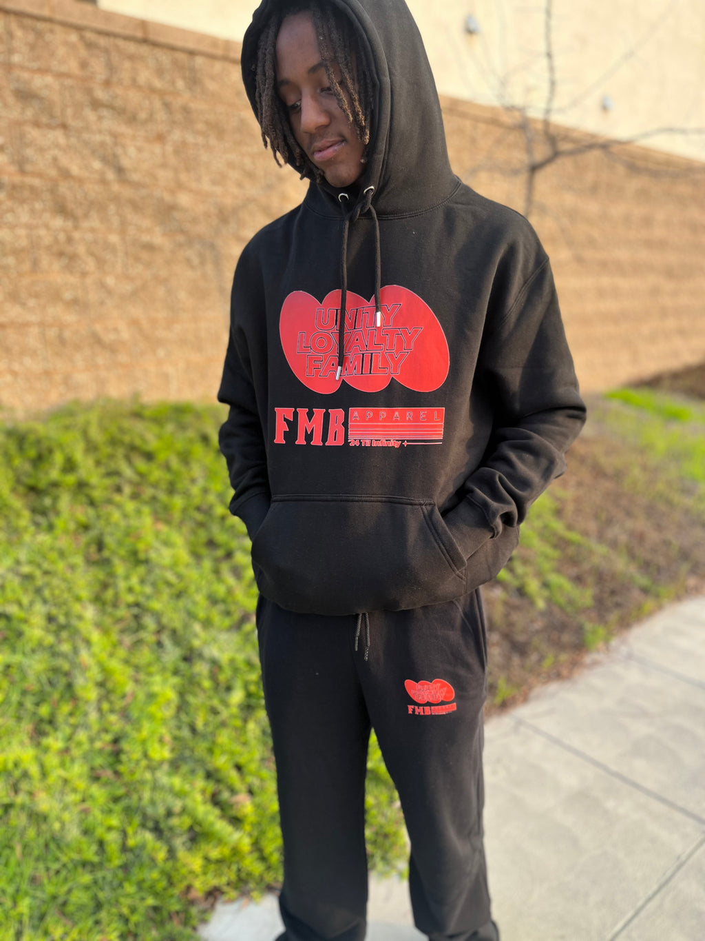 (FMB) Open Bottom Loyalty Cloud Jogger Set