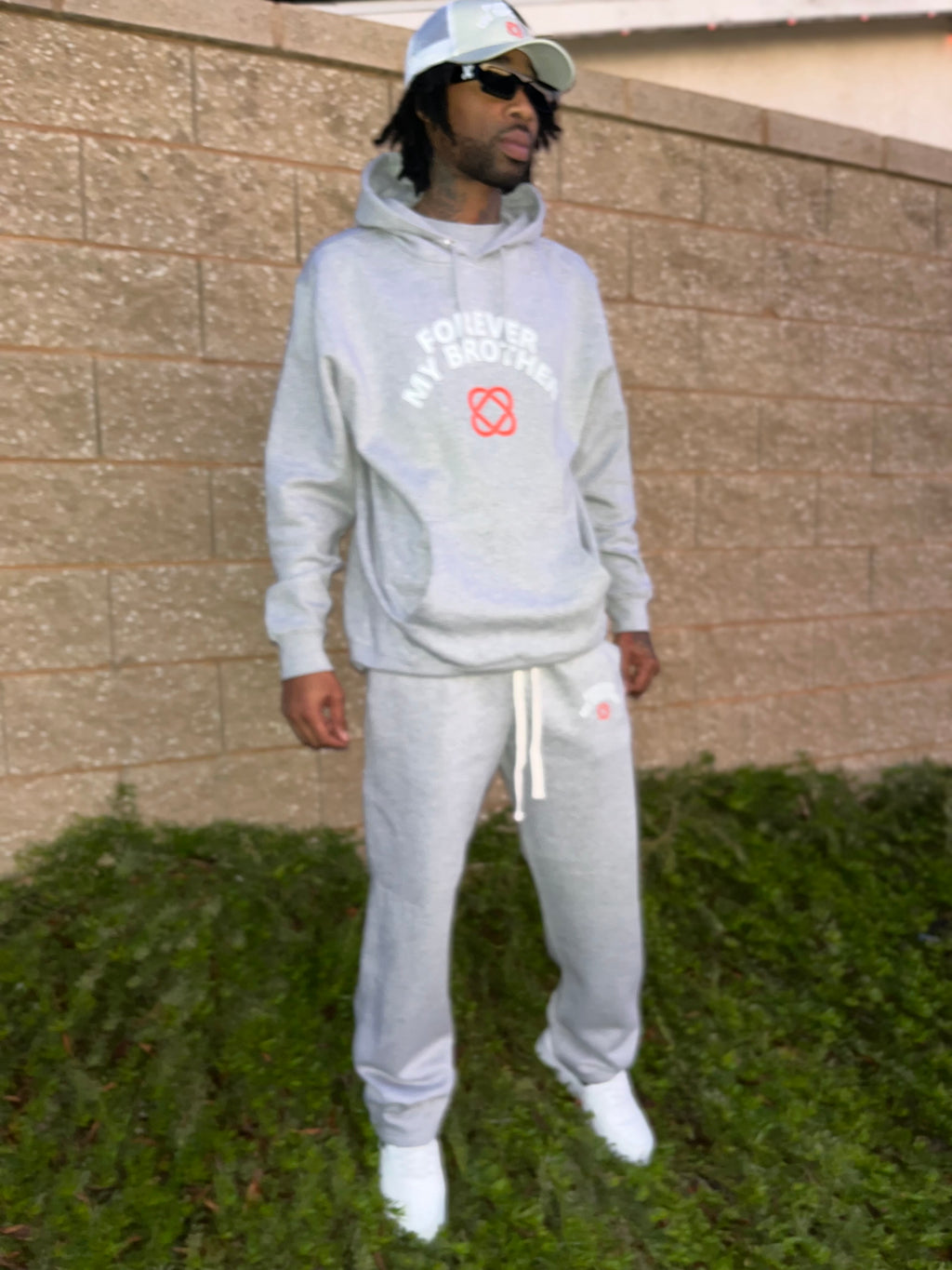 (FMB Signature) Open Bottom  Jogger Set