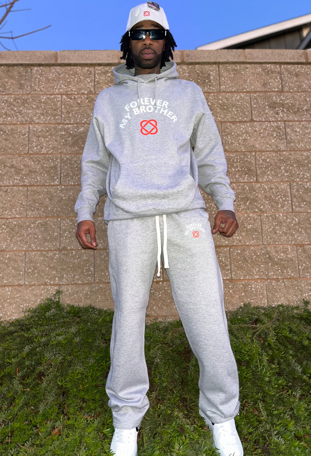 (FMB Signature) Open Bottom  Jogger Set