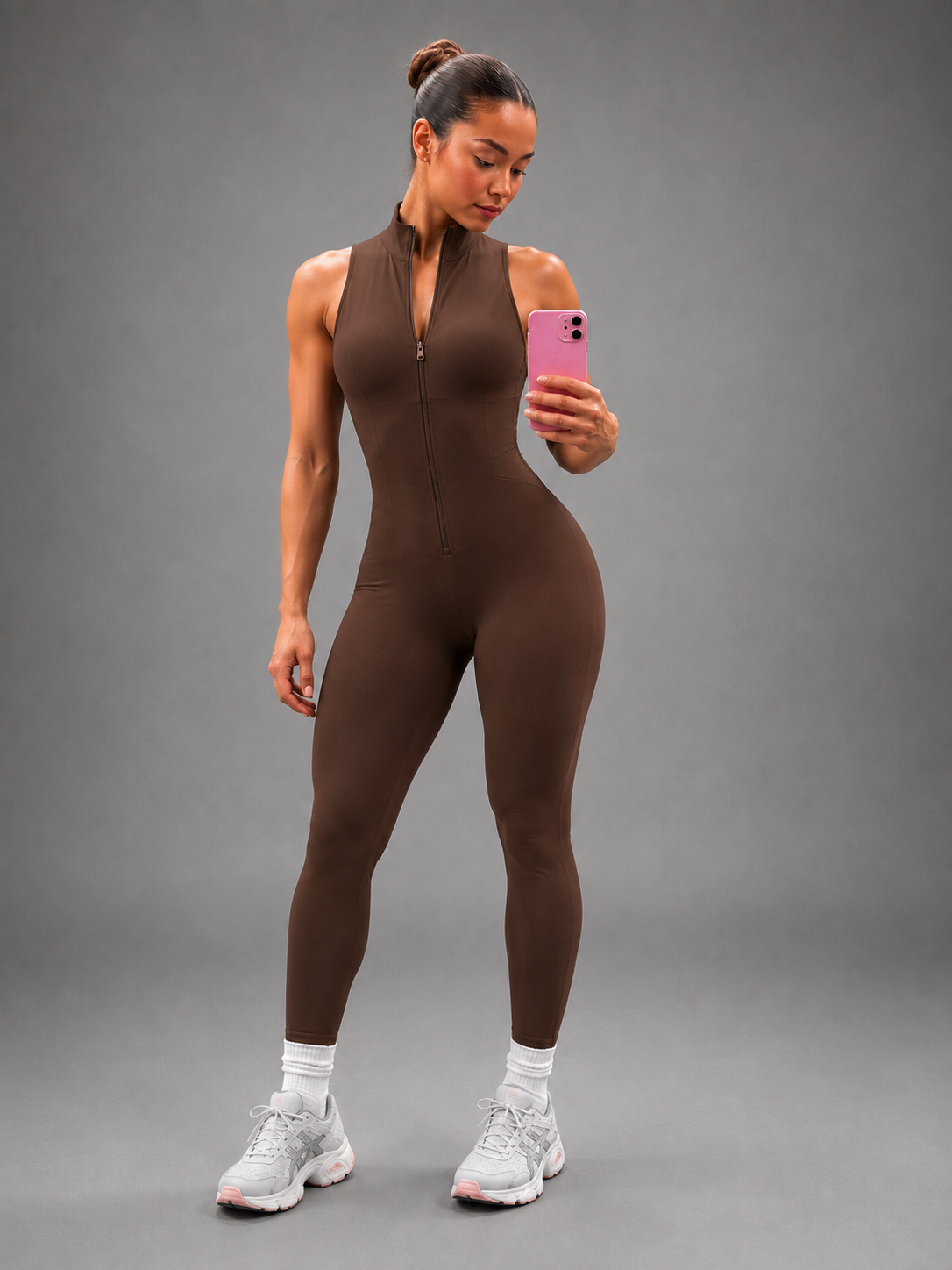 Sculpt Open-Back Jumpsuit