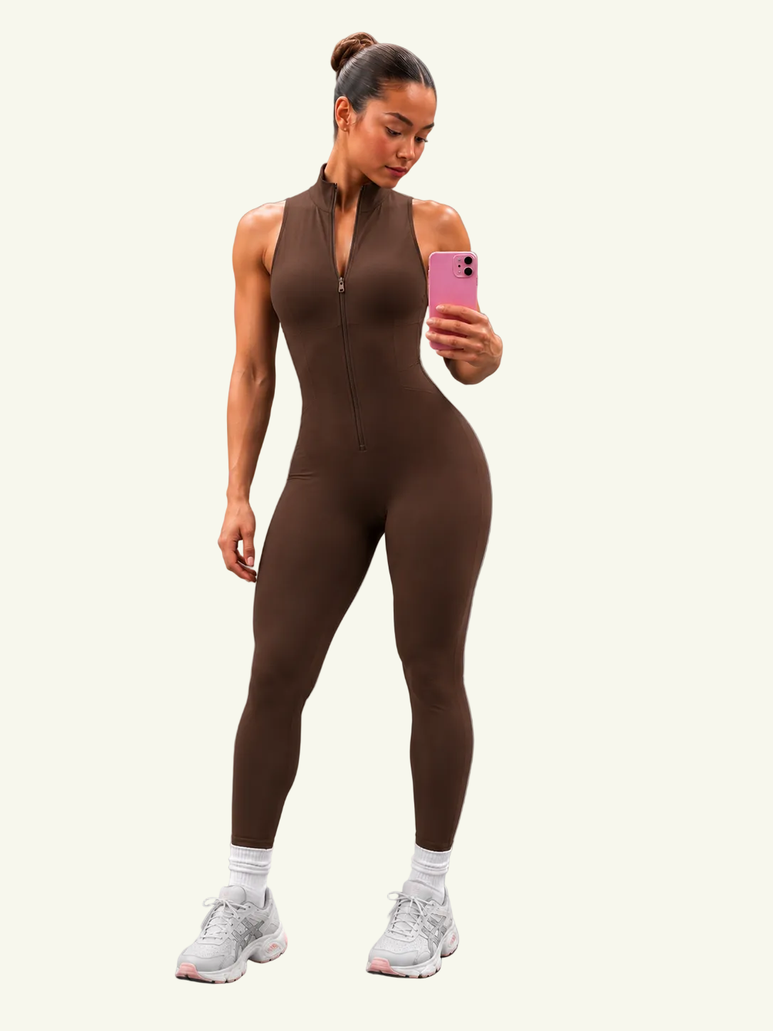 Sculpt Open-Back Jumpsuit by Day 1 Collective