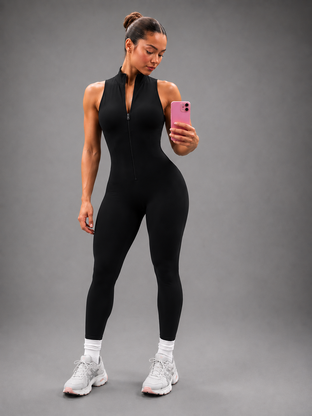 Sculpt Open-Back Jumpsuit