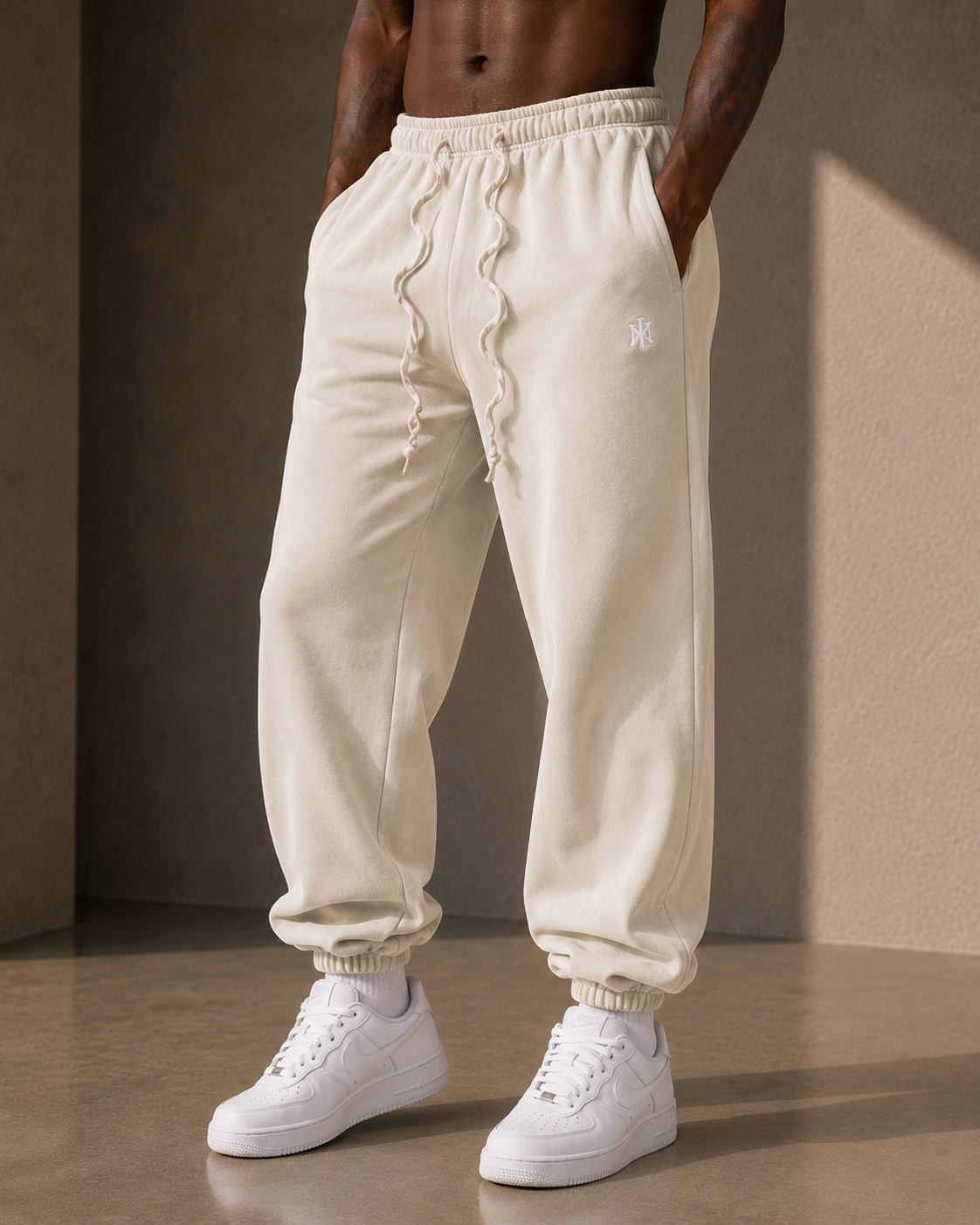 Day 1 Sunfade Heavyweight Joggers | Premium Oversized Fleece Sweatpants