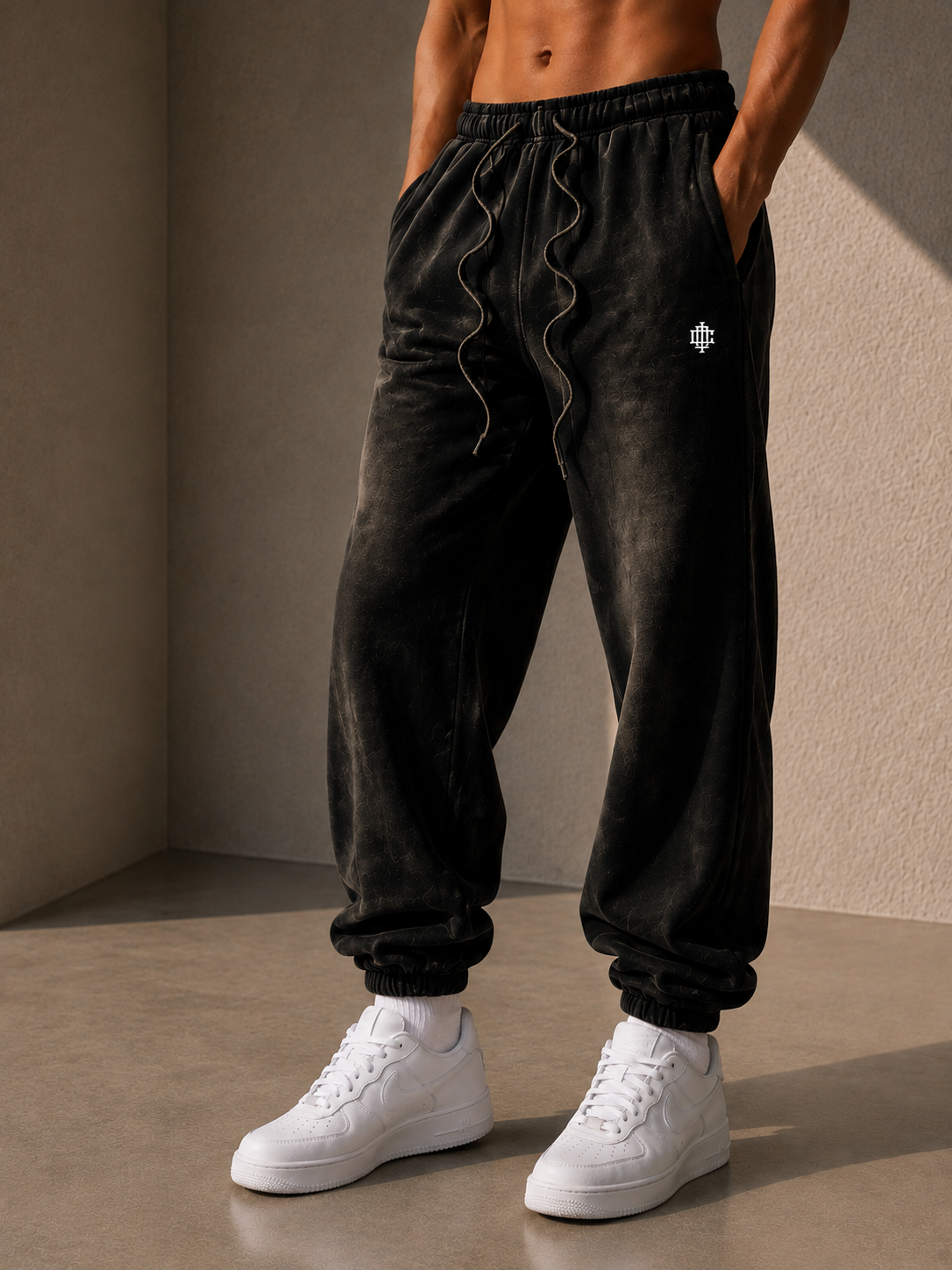 Day 1 Sunfade Heavyweight Joggers | Premium Oversized Fleece Sweatpants