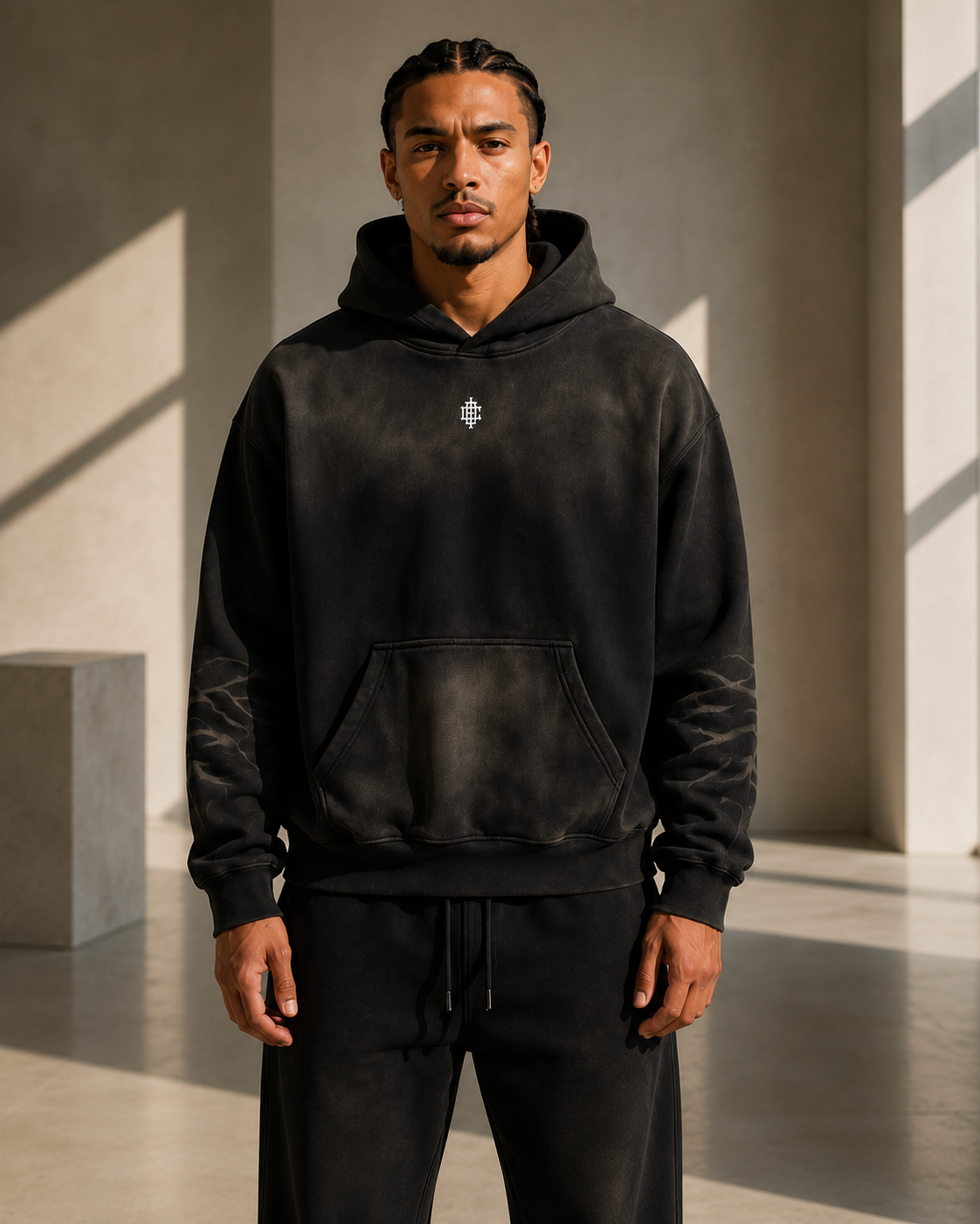 Sunfade Fleeced Hoodie