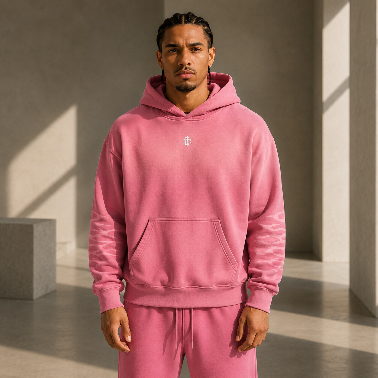 Sunfade Fleeced Hoodie