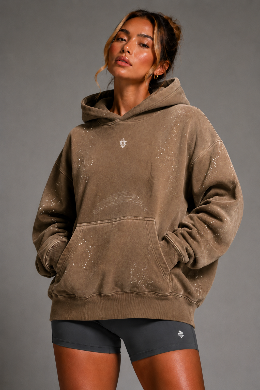 Day 1 Premium Vintage Hoodie.  Heavyweight Unisex Hoodie