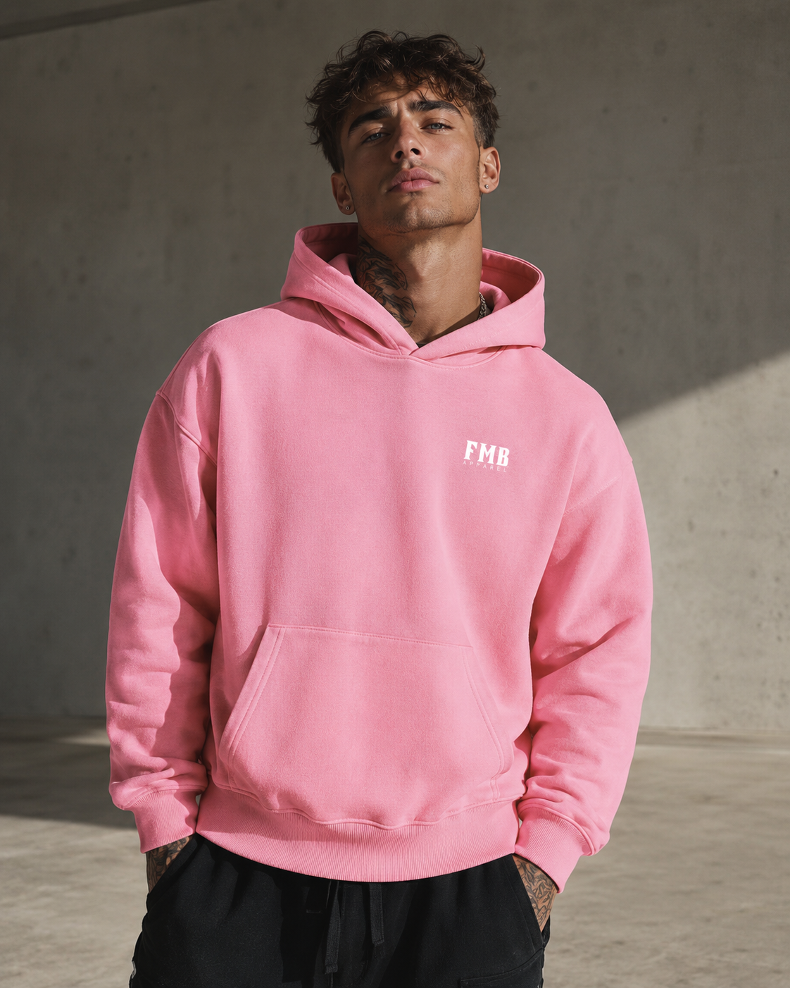 Unisex Boxy Vintage Washed Hoodie