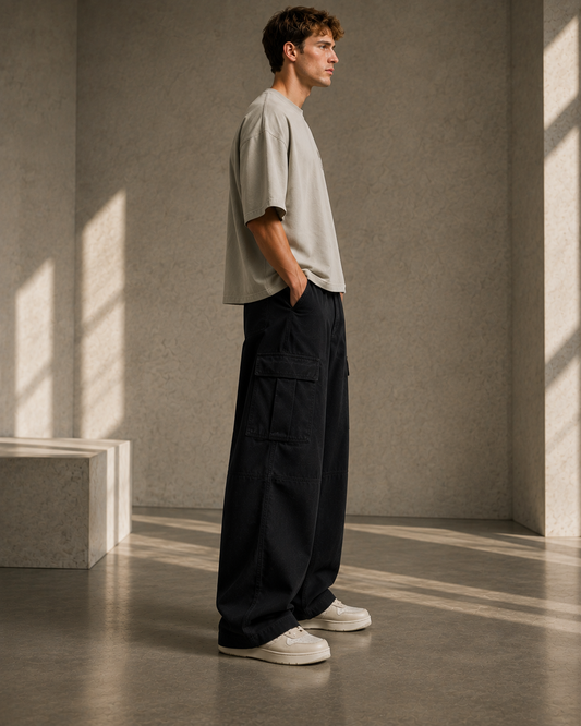 FMB Sunfade Washed Fleece Cargo Pants