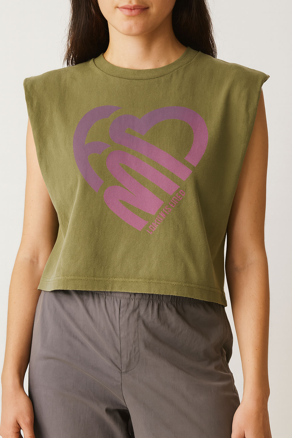 (FMB) Loyalty Heart Vintage Crop