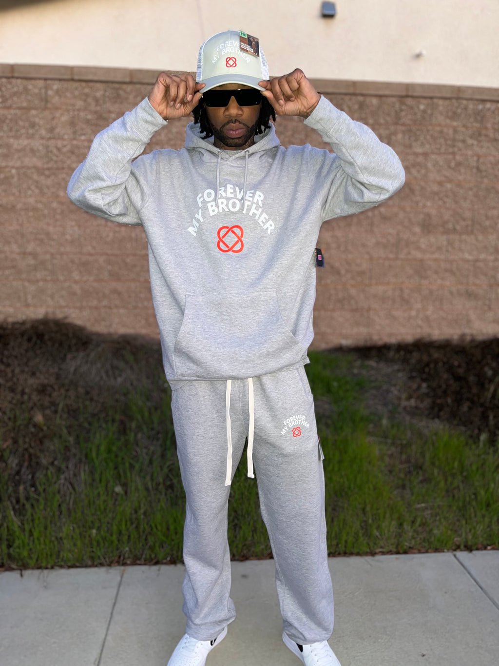 (FMB Signature) Open Bottom  Jogger Set