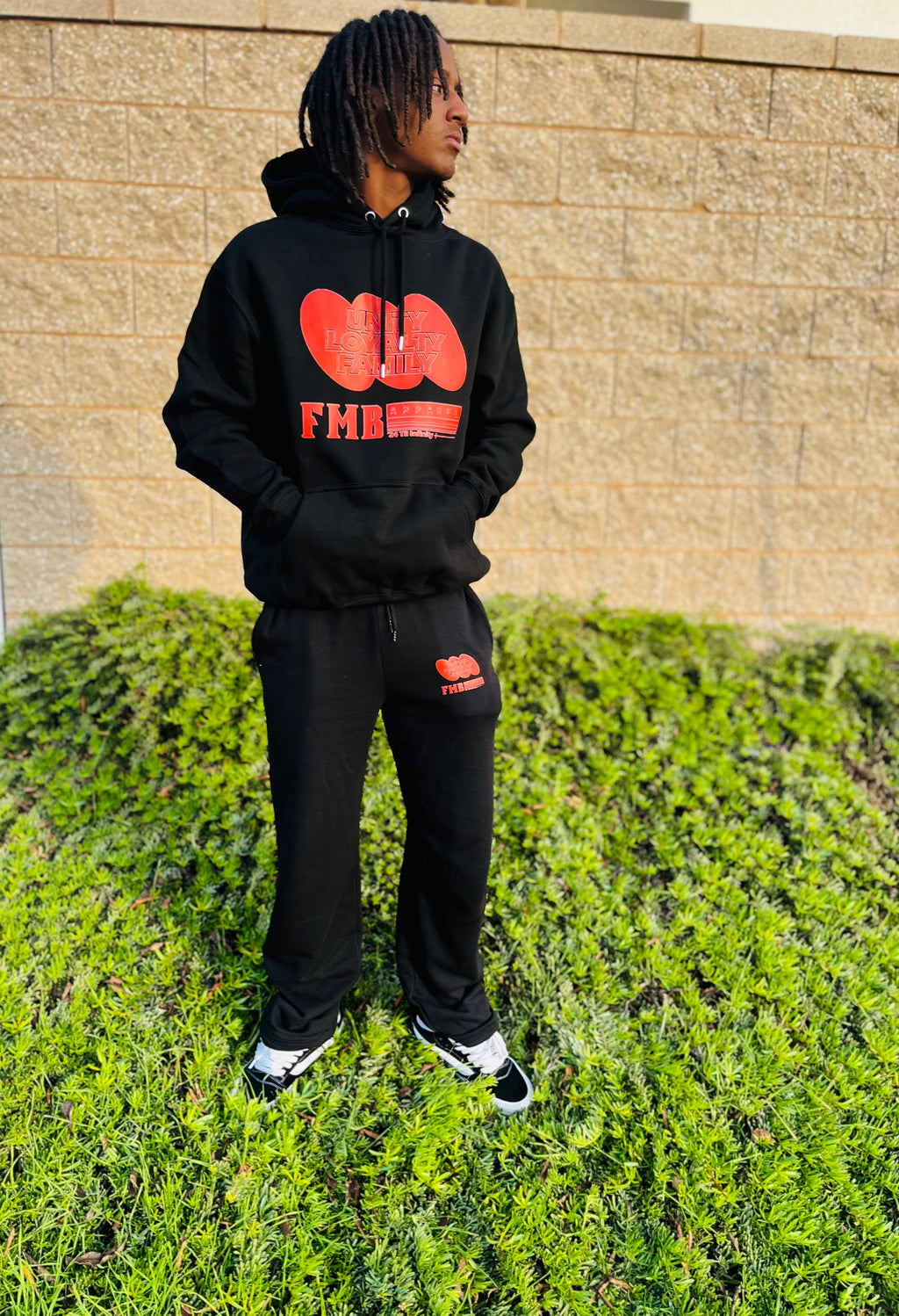 (FMB) Open Bottom Loyalty Cloud Jogger Set