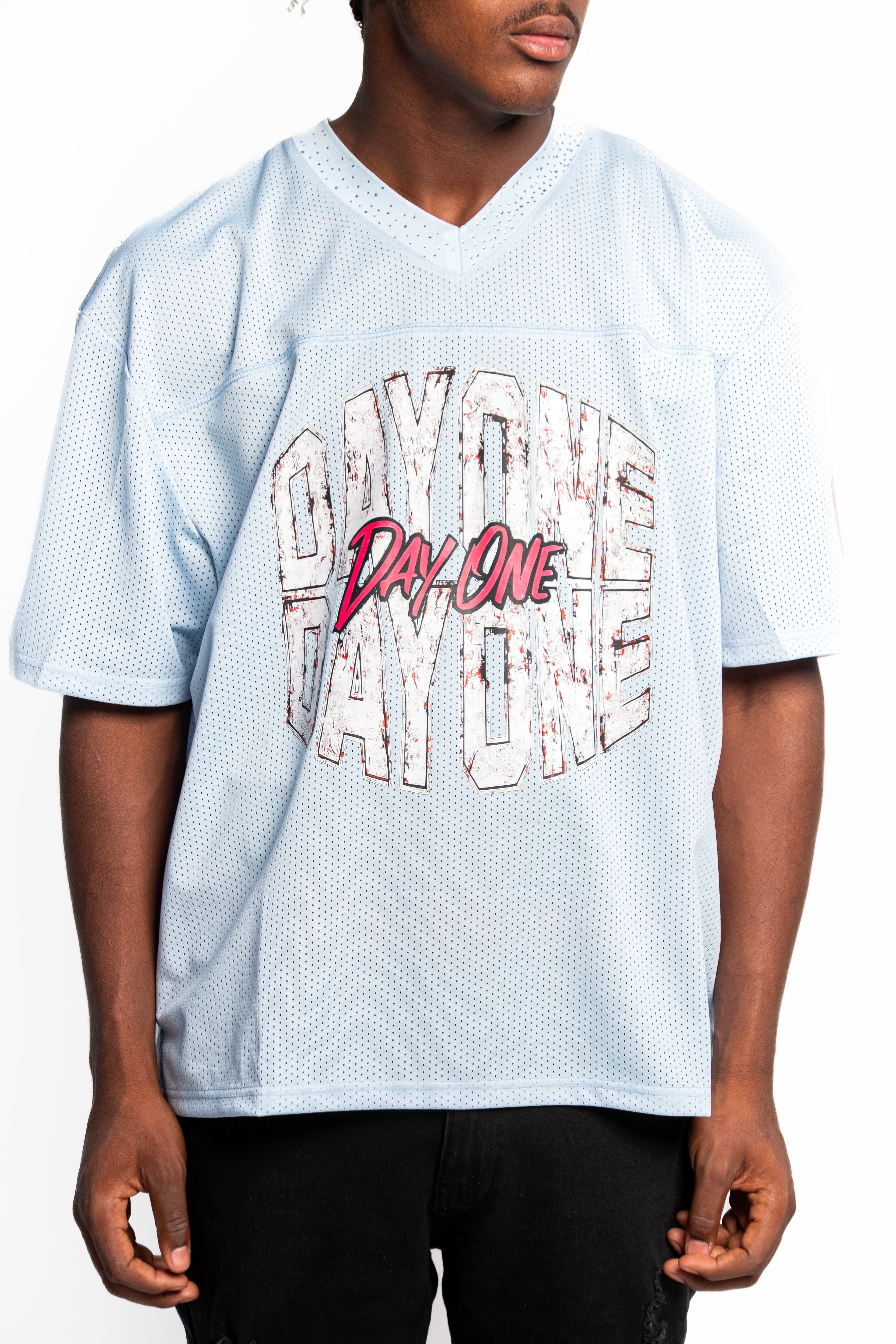 DAY ONE “Cracked Ice” Mesh Jersey Shirts