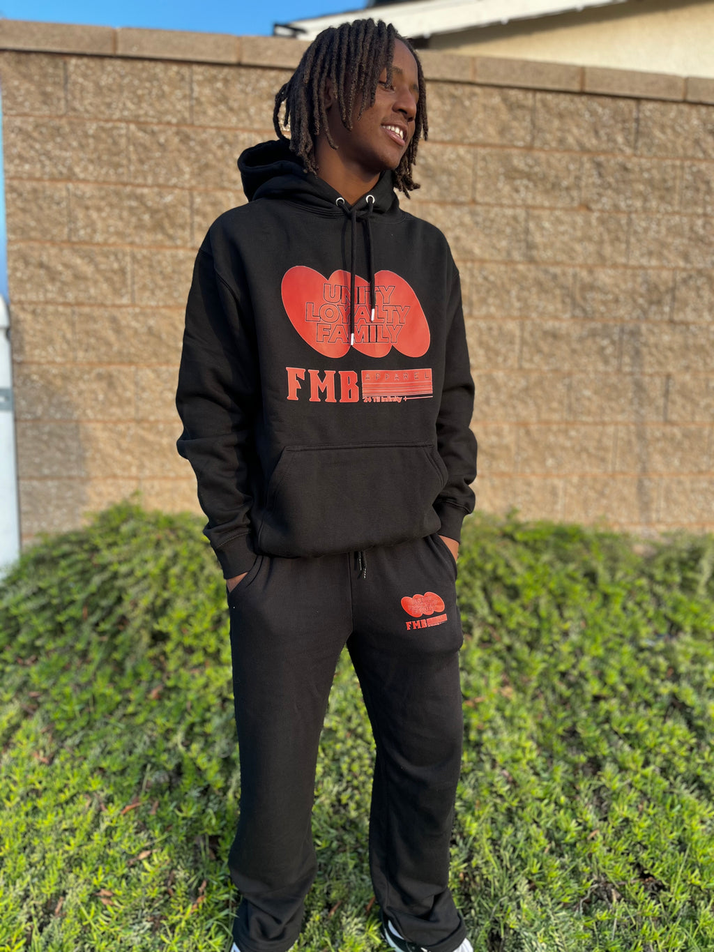 (FMB) Open Bottom Loyalty Cloud Jogger Set