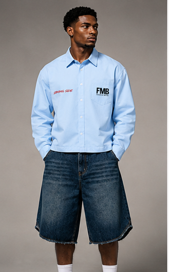 FMB Tailored Denim Short