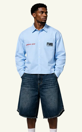 FMB Tailored Denim Short