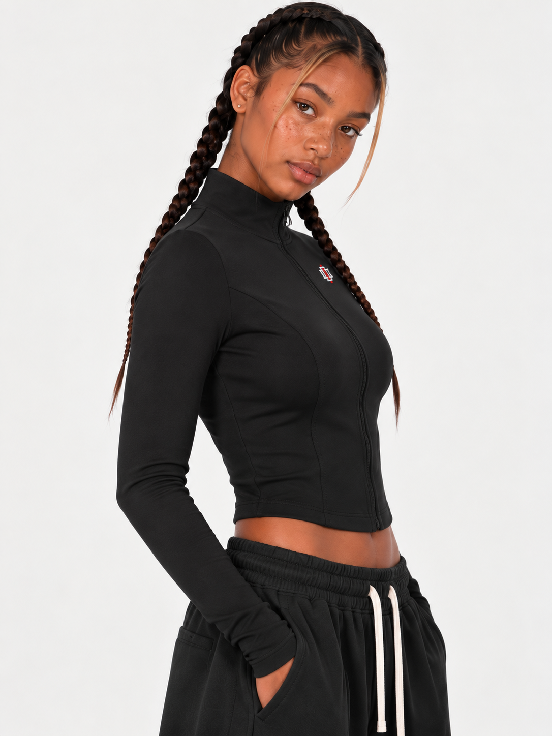 Day 1 Women’s Crop Yoga Sports Jacket
