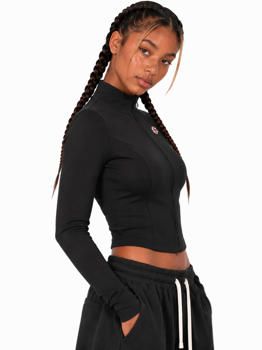 Day 1 Women’s Crop Yoga Sports Jacket