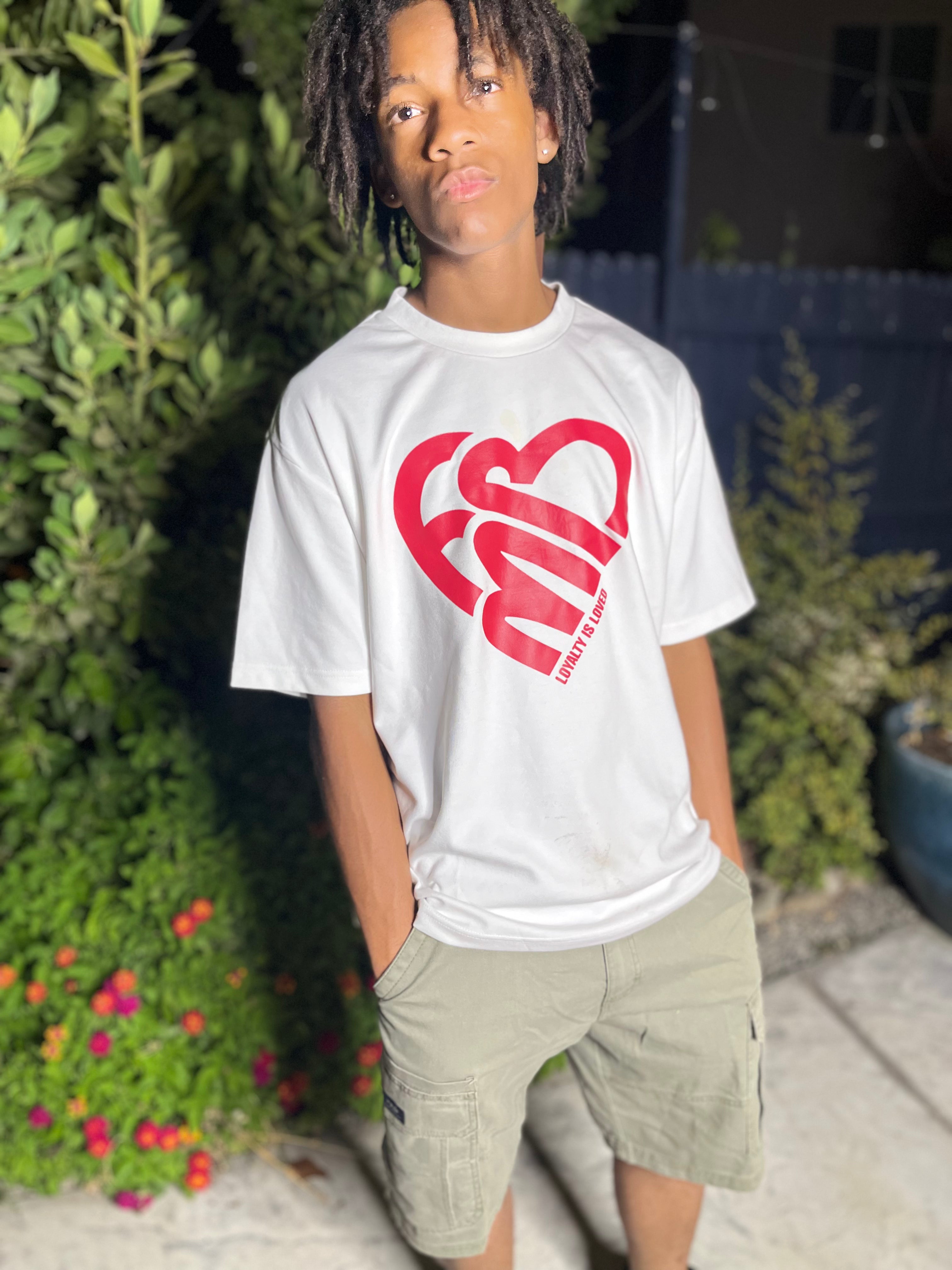 (FMB) Loyalty Heart Oversize Tee
