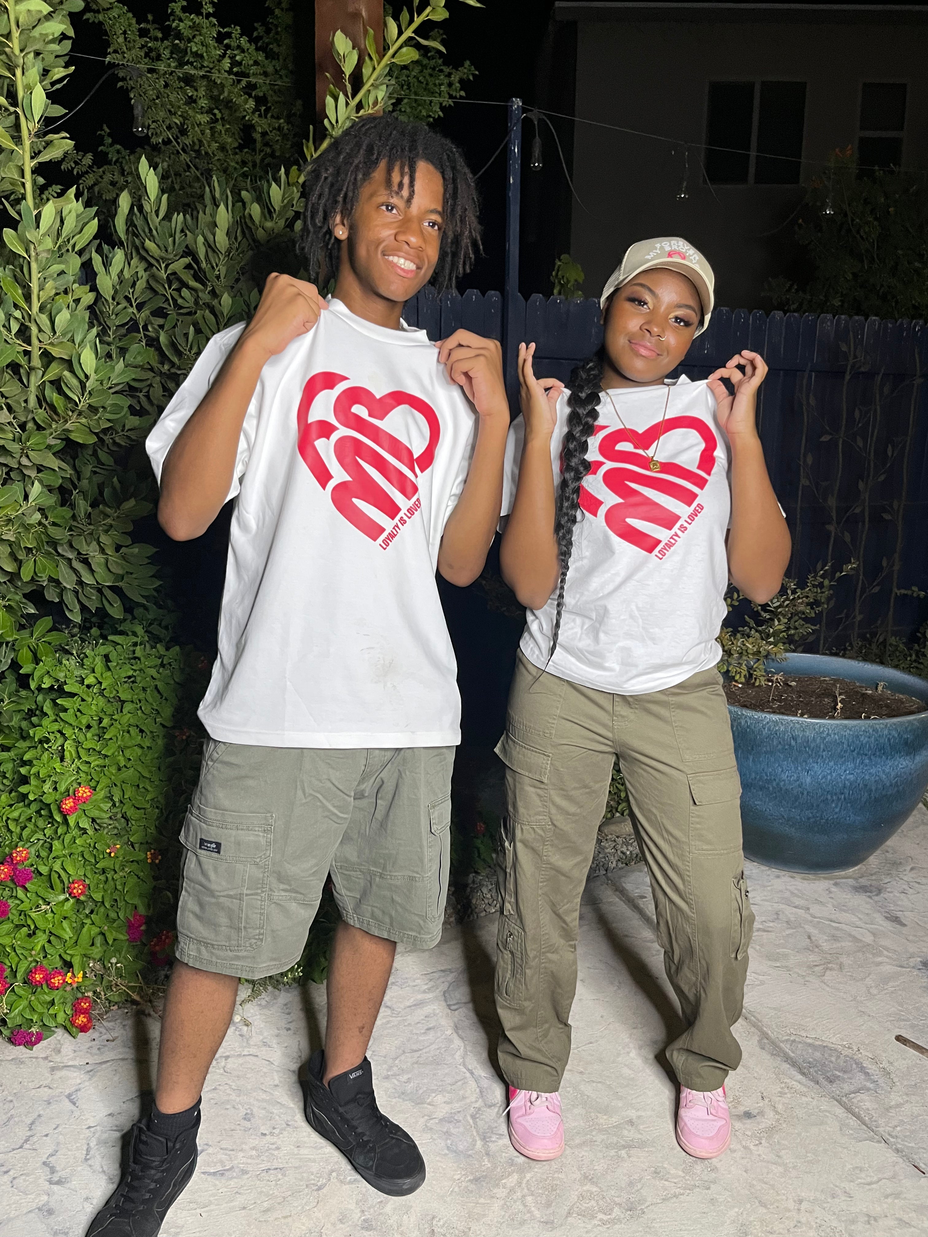 (FMB) Loyalty Heart Oversize Tee