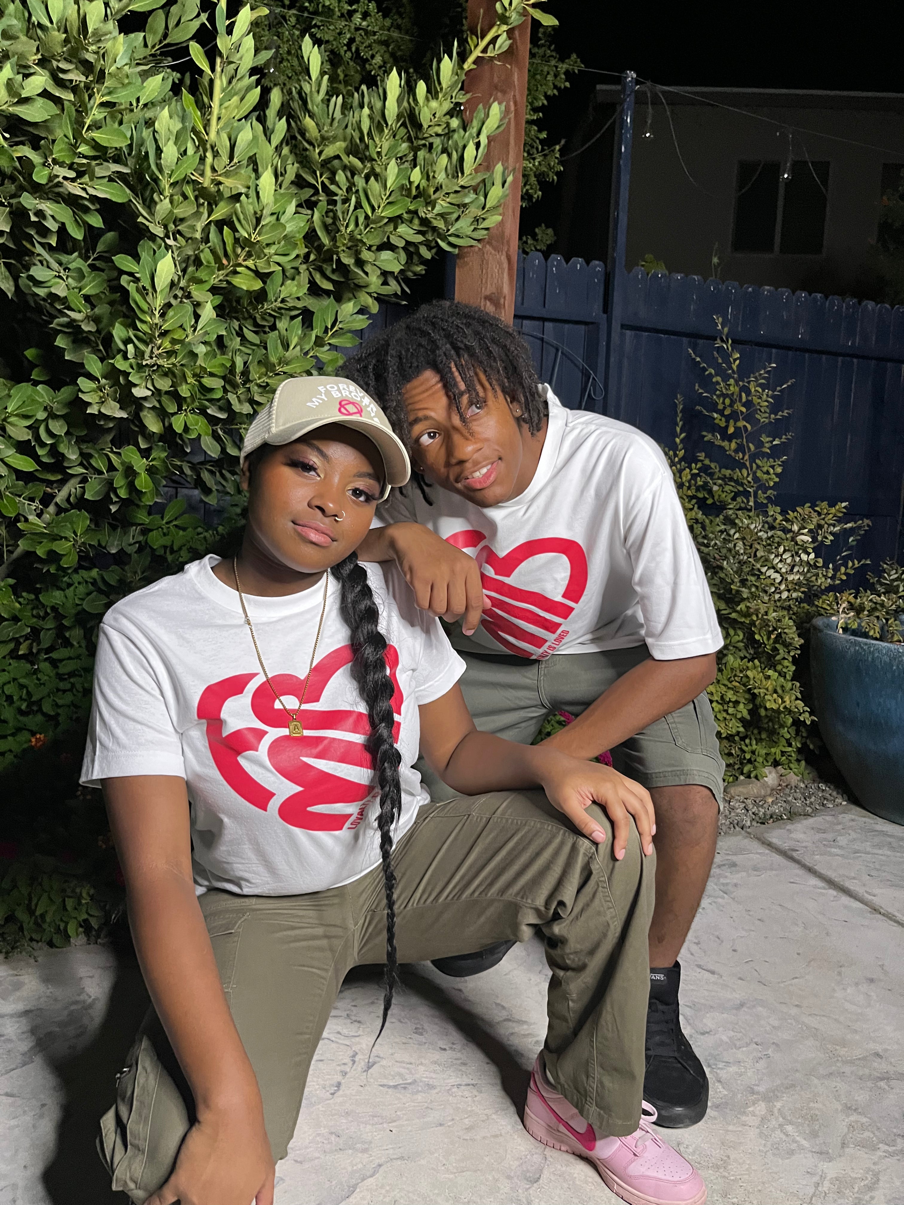 (FMB) Loyalty Heart Oversize Tee