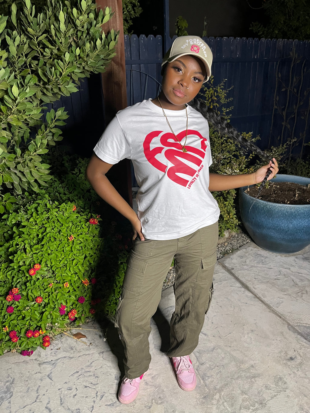 (FMB) Loyalty Heart Oversize Tee