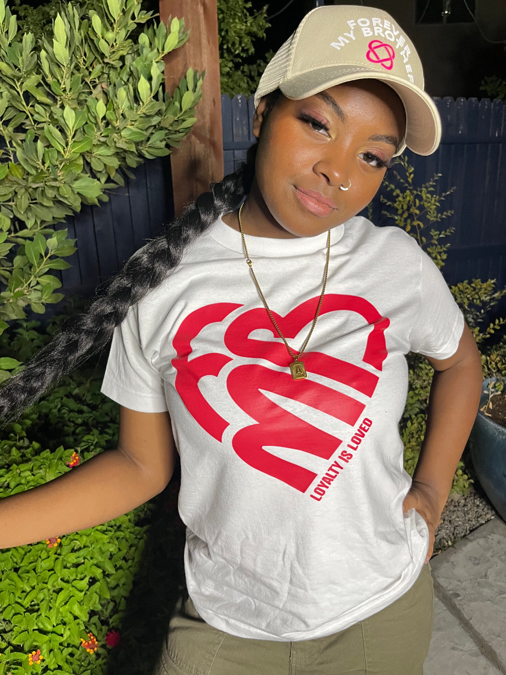 (FMB) Loyalty Heart Oversize Tee