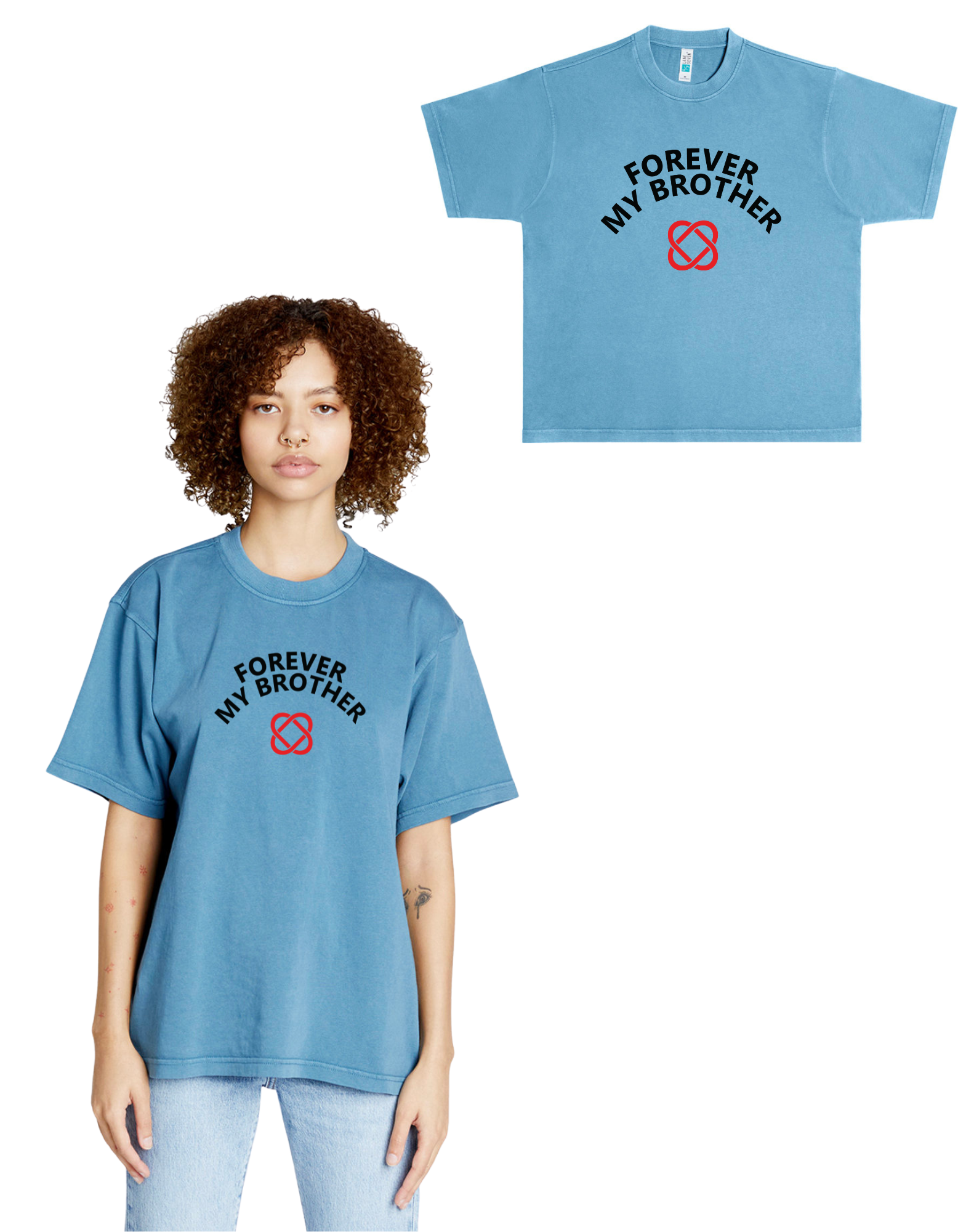 (FMB) Signature Boxy Tee Bare Basics (Style 2)