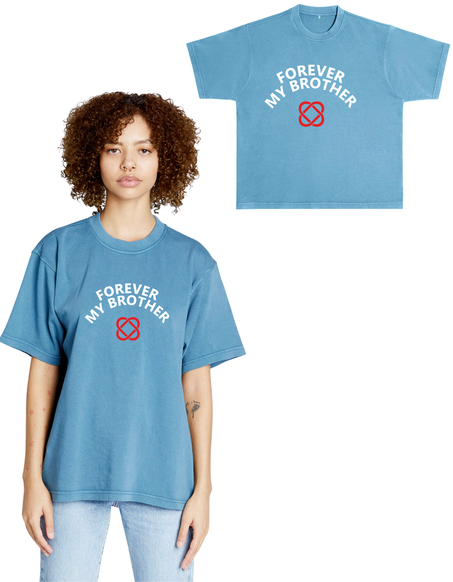 (FMB) Signature Boxy Tee Bare Basics (Style 2)