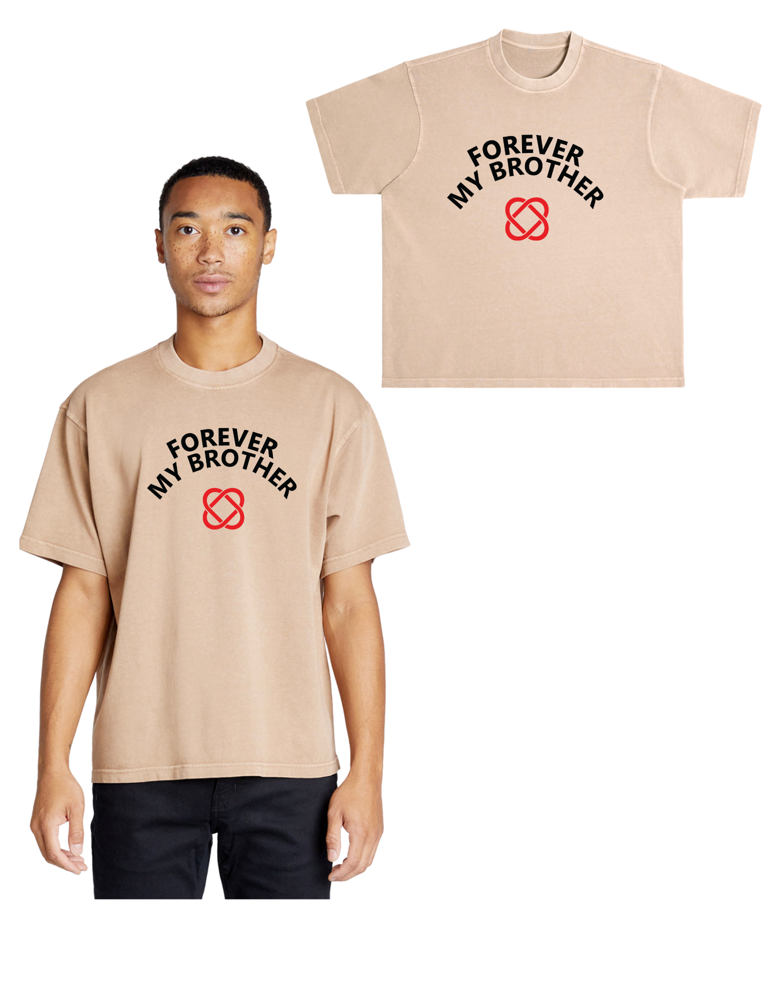 (FMB) Signature Boxy Tee Bare Basics (Style 2)