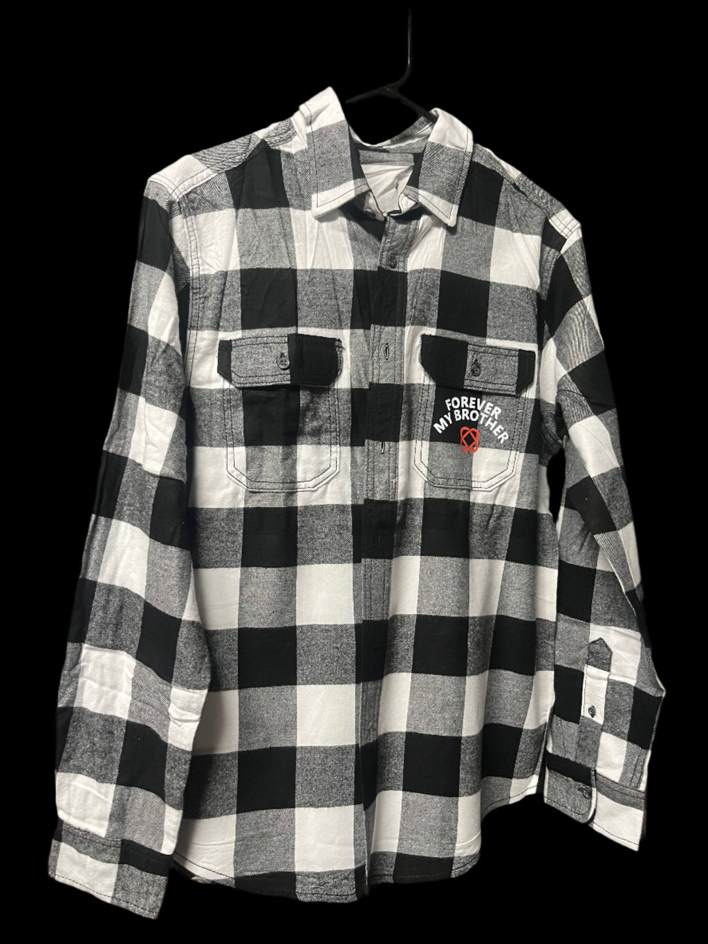 FMB Unisex Signature Flannel and Black leggings