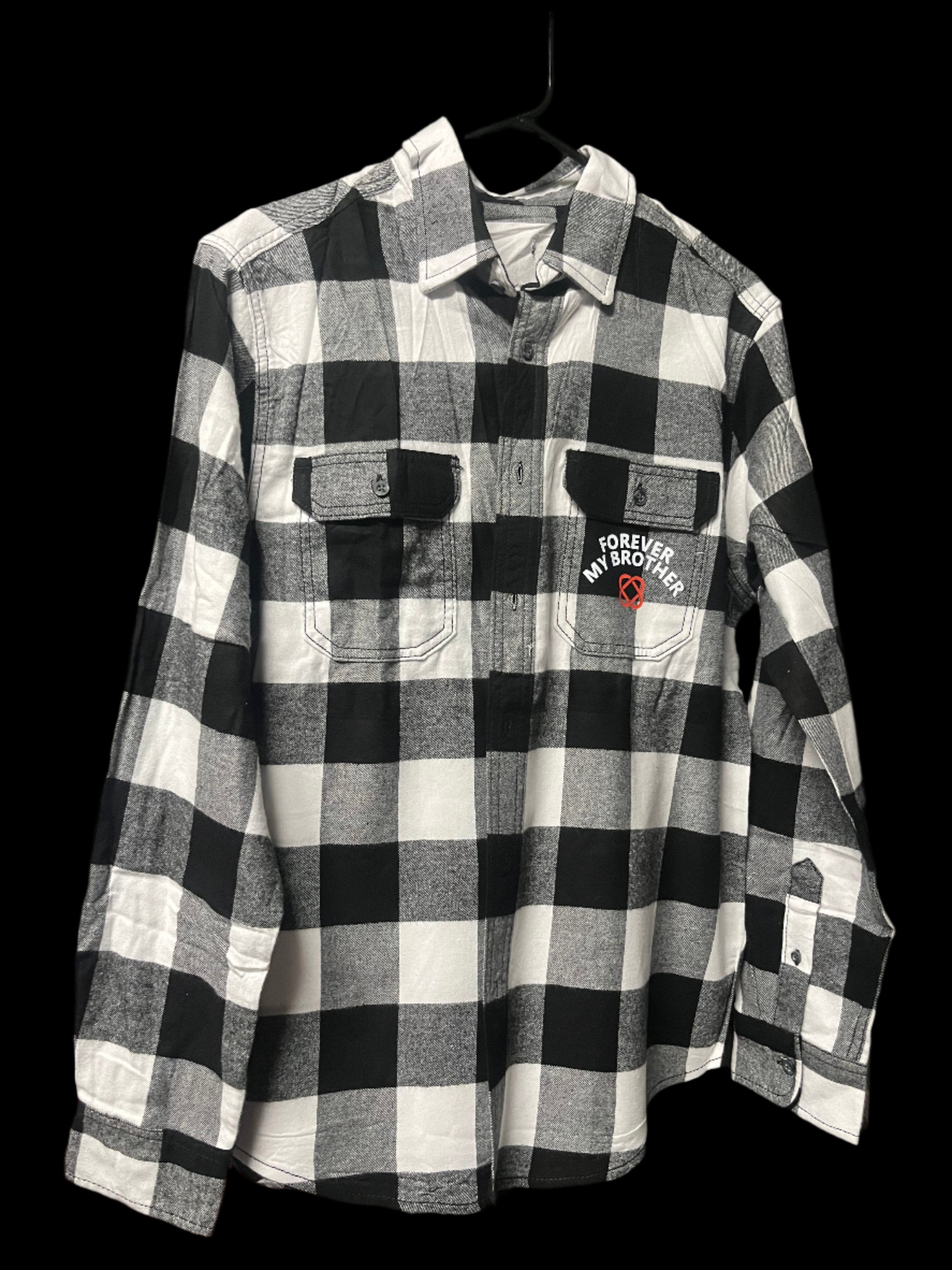 FMB Unisex Signature Flannel and Black leggings