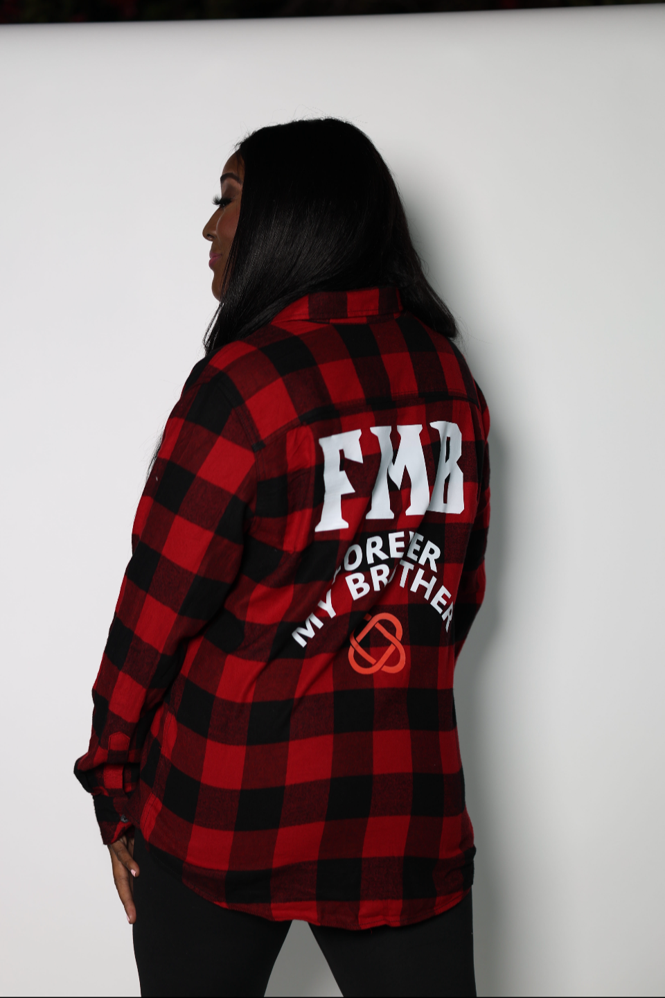 FMB Unisex Signature Flannel and Black leggings