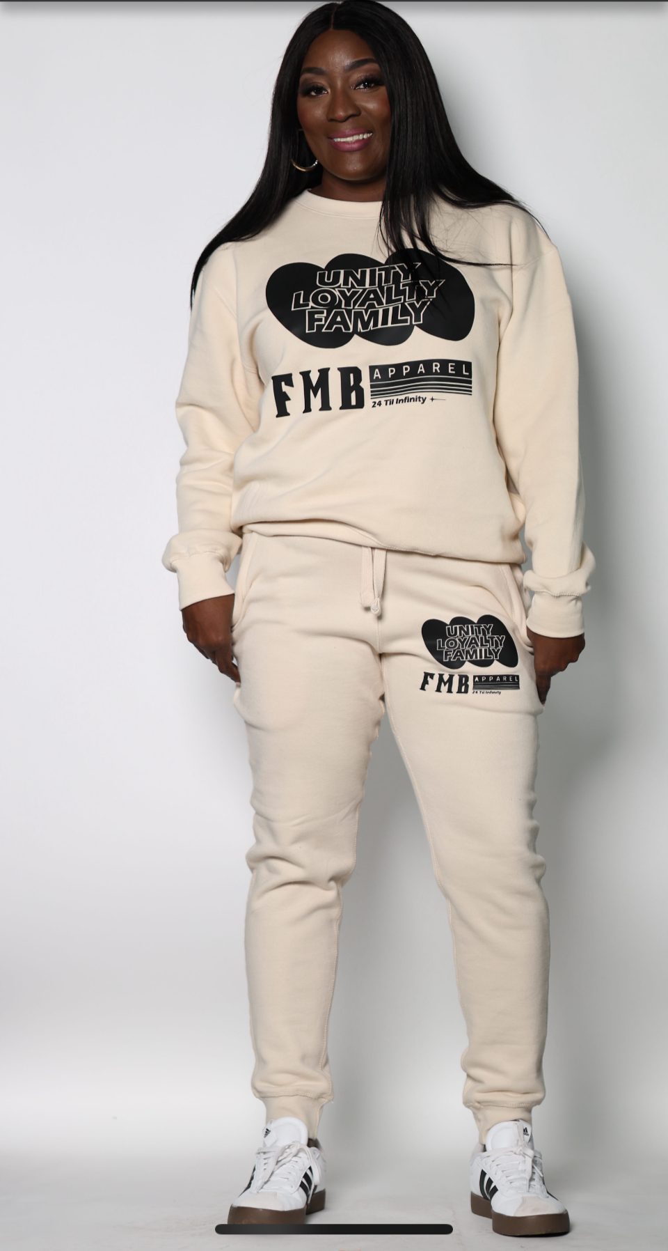 (FMB) Loyalty Cloud Jogger Set (Crew Neck)