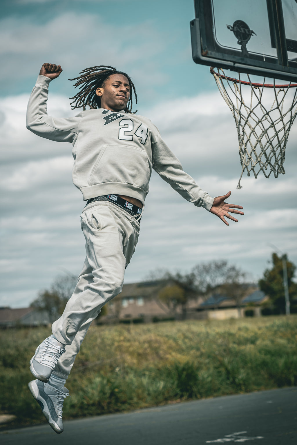 Forever 24 Legacy Jogger Set with Cordless Hoodie