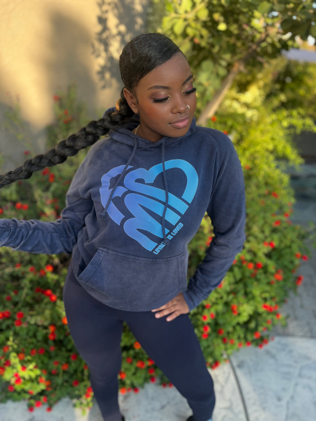 (FMB) Loyalty Heart Vintage Hoodie