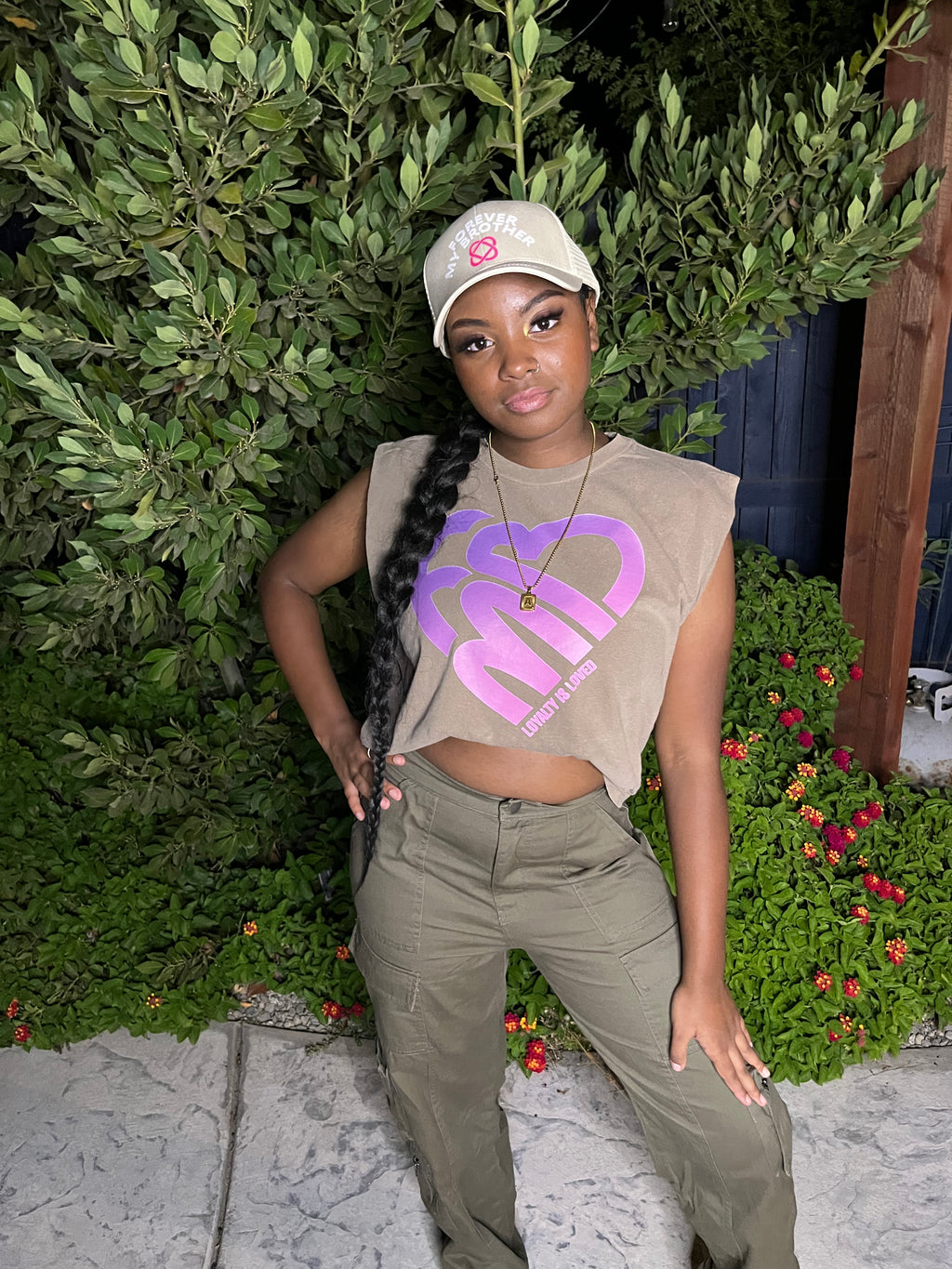 (FMB) Loyalty Heart Vintage Crop