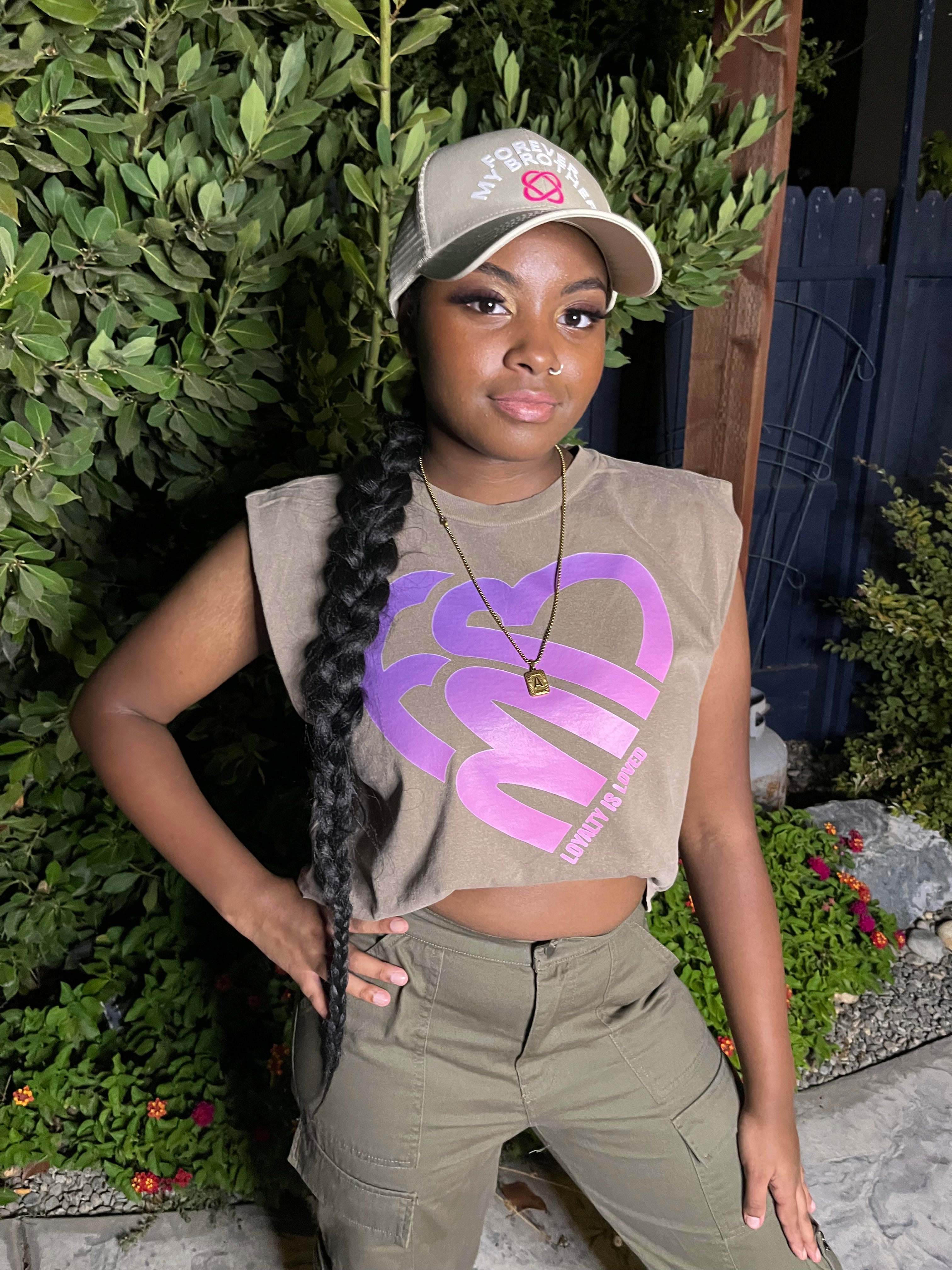 (FMB) Loyalty Heart Vintage Crop