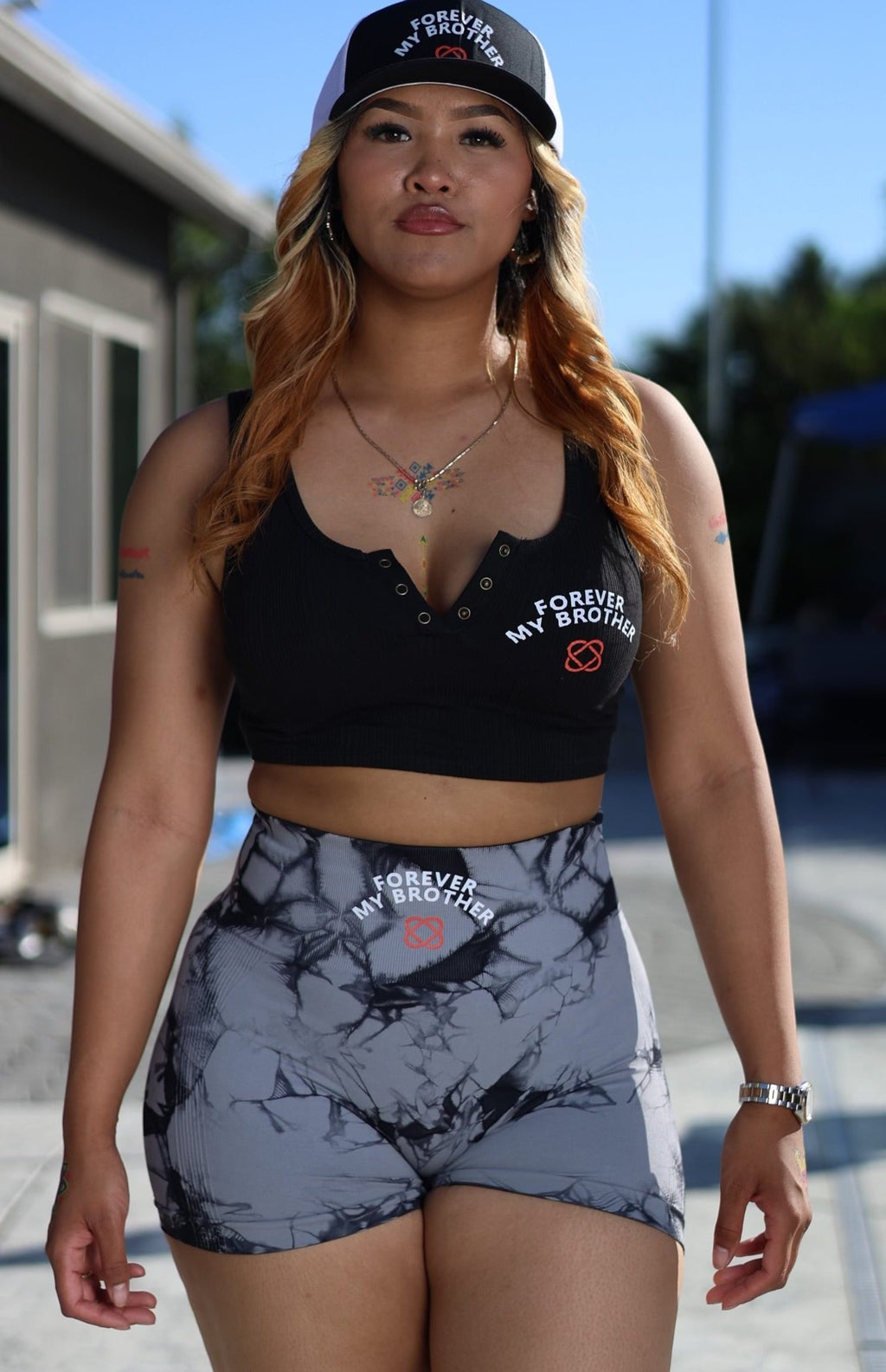 (FMB) Signature Booty Lifting Yoga Shorts