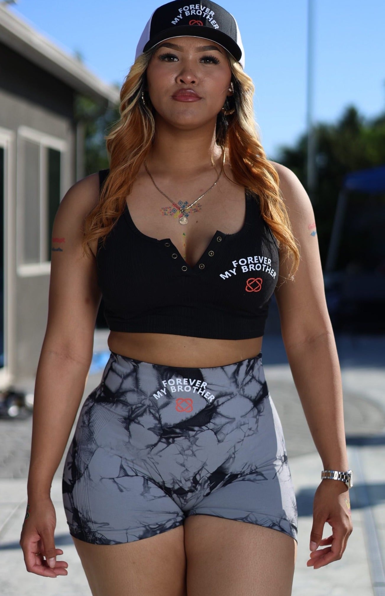 (FMB) Signature Booty Lifting Yoga Shorts