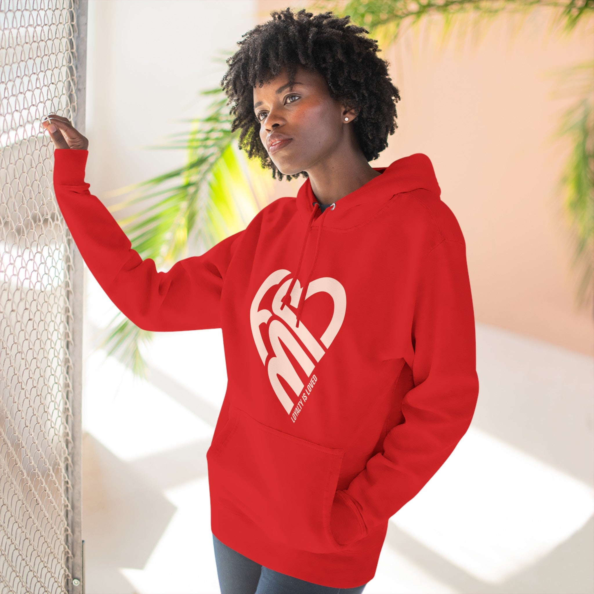 (FMB) Loyalty Heart Unisex Fleece Hoodie