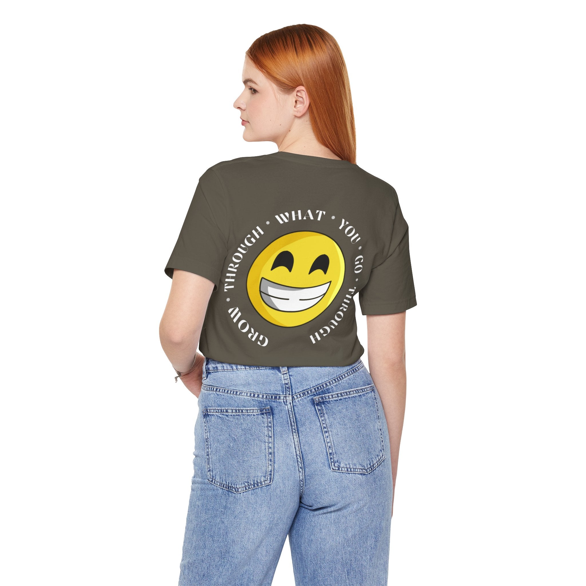 Grow Through What You Go Through(Emoji) Tee