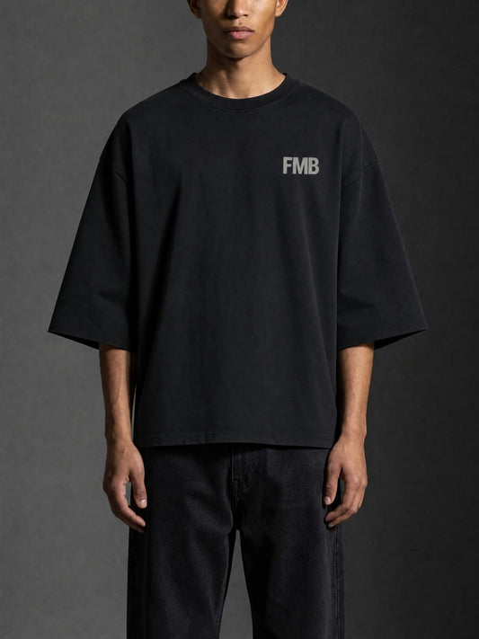 FMB Signature Box Tee  Build for the Cold – Mineral Wash Edition