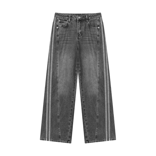 Women's Wide Leg Denim Jeans by FMB Apparel